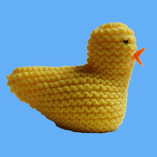 Knitted Eyelet Lace easter Chicks